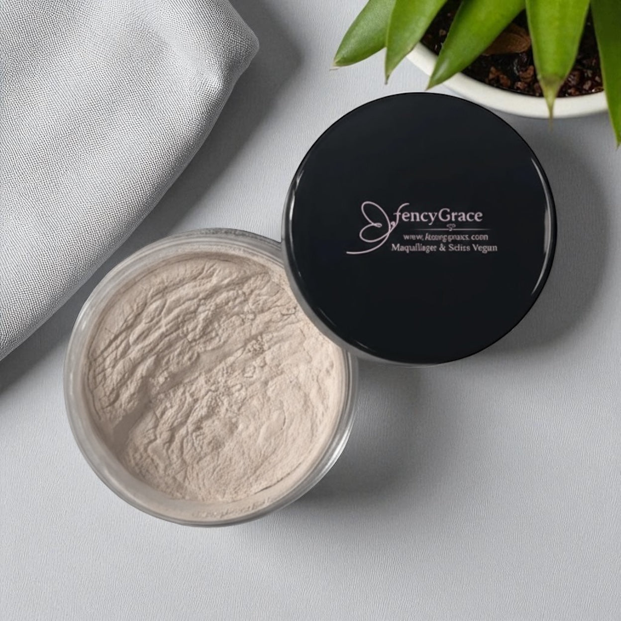 FencyGrace Vegan Finishing Powder – Mattifying, Smoothing & Long-Lasting