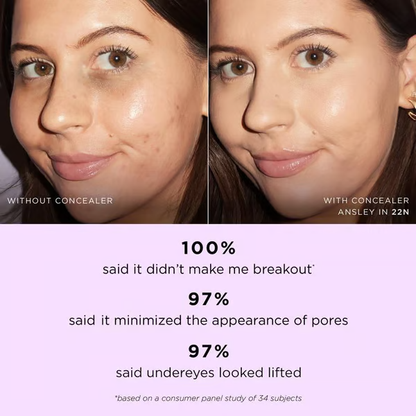 💜Vuriexo Shape Tape Concealer Duo – Brighten, Lift & Conceal + Free Pro Brush