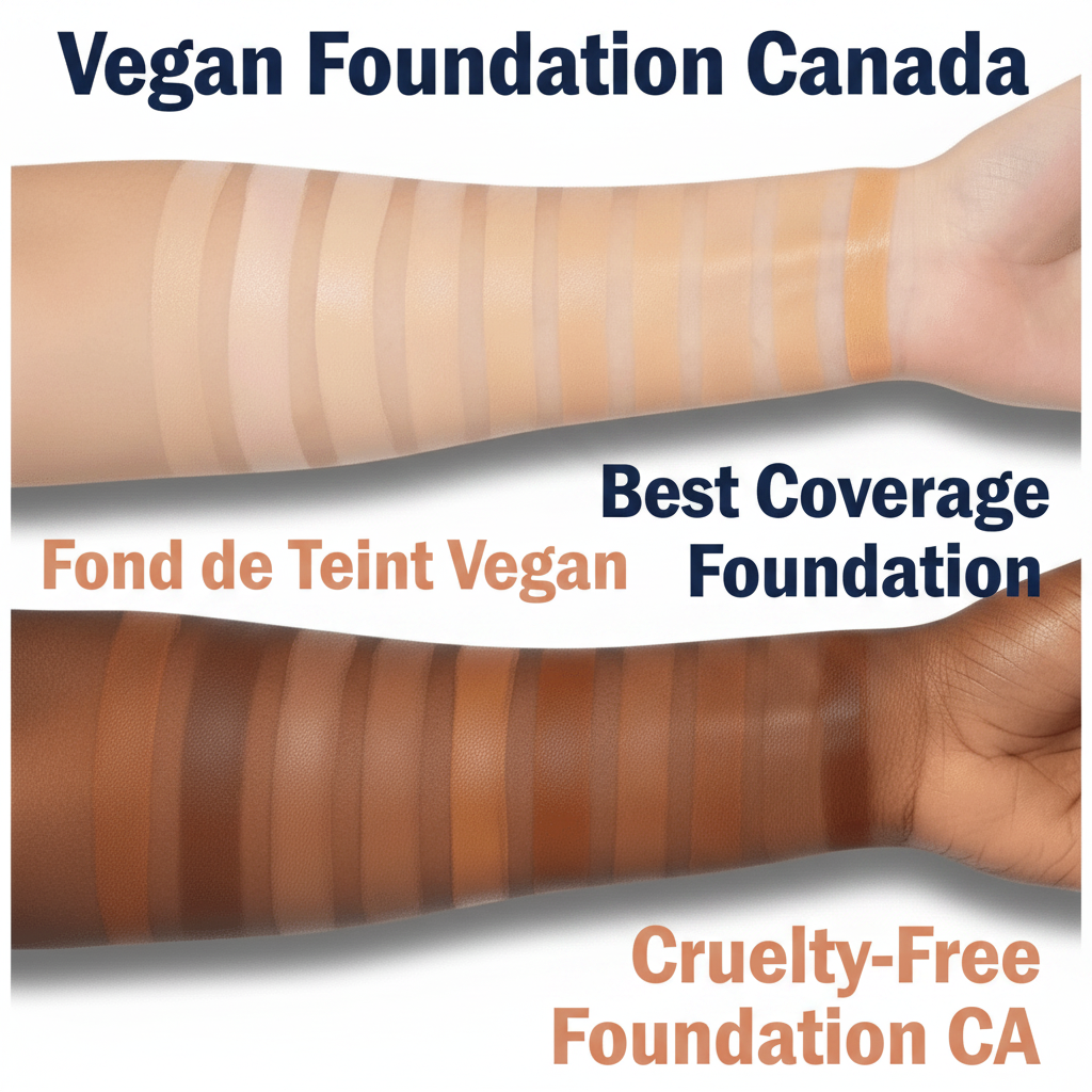 Fond de teint vegan hydratant pour peau mate et foncée – plusieurs Teintes | FencyGrace Canada