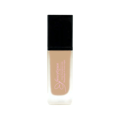 FencyGrace Vegan Moisturizing Foundation - Brown 123 - Natural Coverage - Luminous Finish - Long Wear